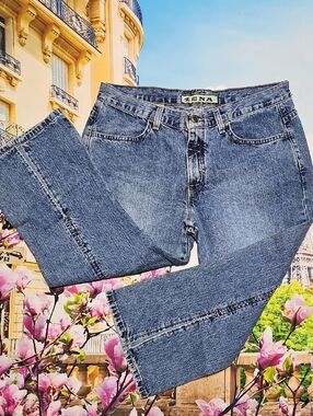 Zena Vintage Crop Split Leg Jeans Size 12P Petite